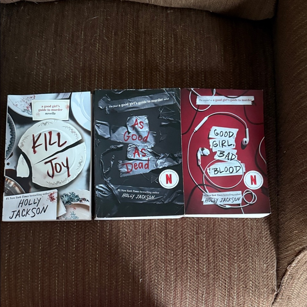 JACKSON Book Collection - Black, Red, White Covers